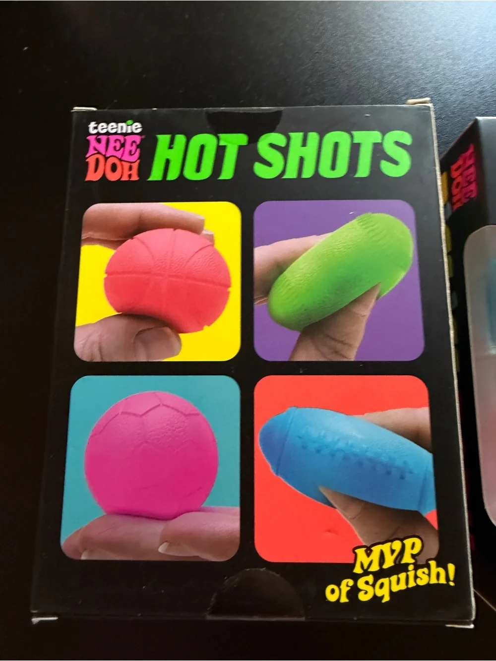2 New NeeDoh 4pks Hot Shots & Nice Ice Baby Basketball Soccer Squishy Fidget Toy